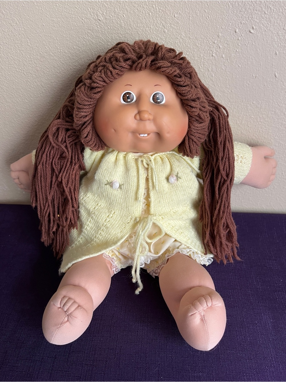 Vintage 1986 Coleco Cabbage Patch Kids Doll - Head Mold #10 (Two Bottom Teeth)